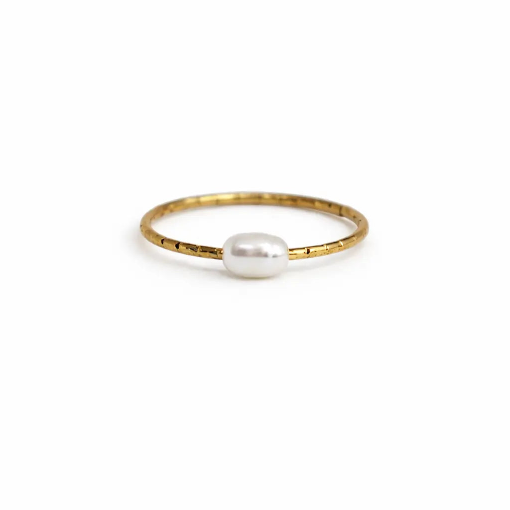 Luna Pearl Ring Dela Asa Art