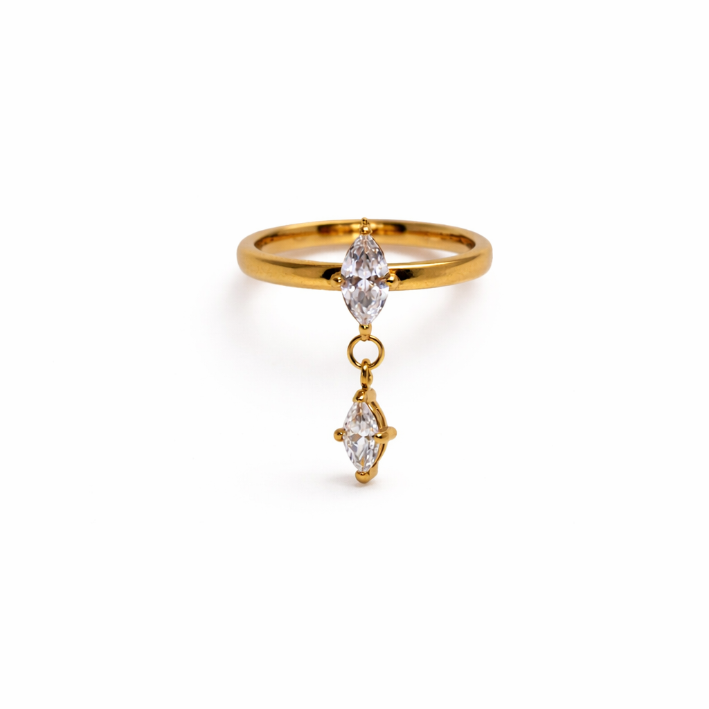 Marquise Drop Ring