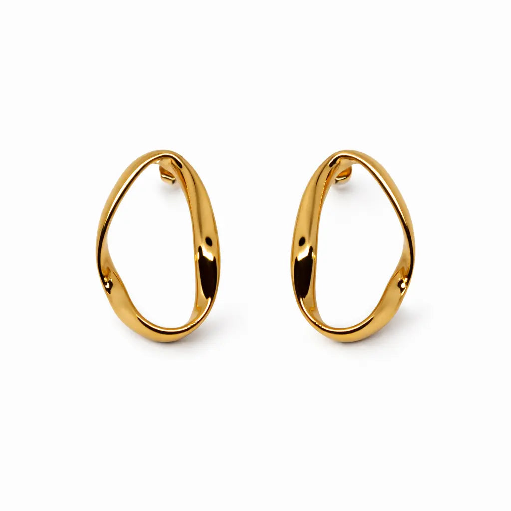 Elara Sculpted Studs Dela Asa Art