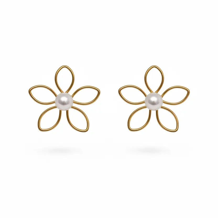 The Fiora Pearl Studs Dela Asa Art