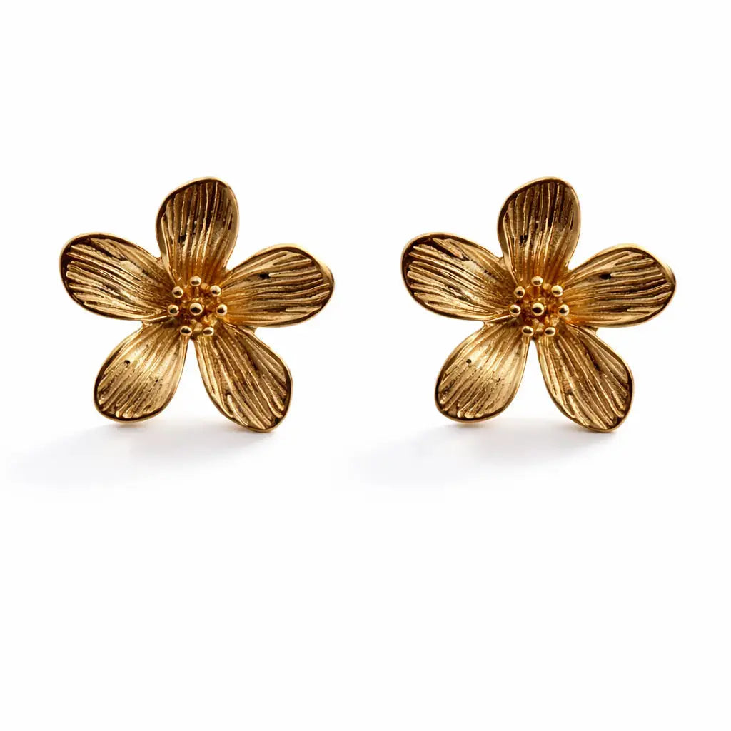 Golden Blossom Studs Dela Asa Art