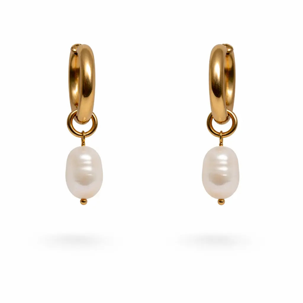 The Nerina Convertible Pearl Hoops Dela Asa Art