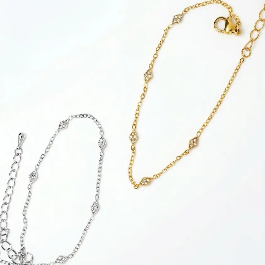 Diamond Chain Bracelet Dela Asa Art