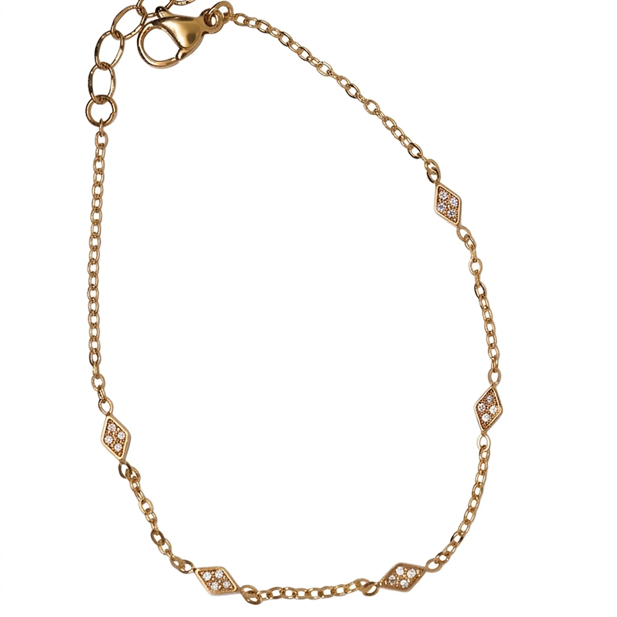 Diamond Chain Bracelet Dela Asa Art