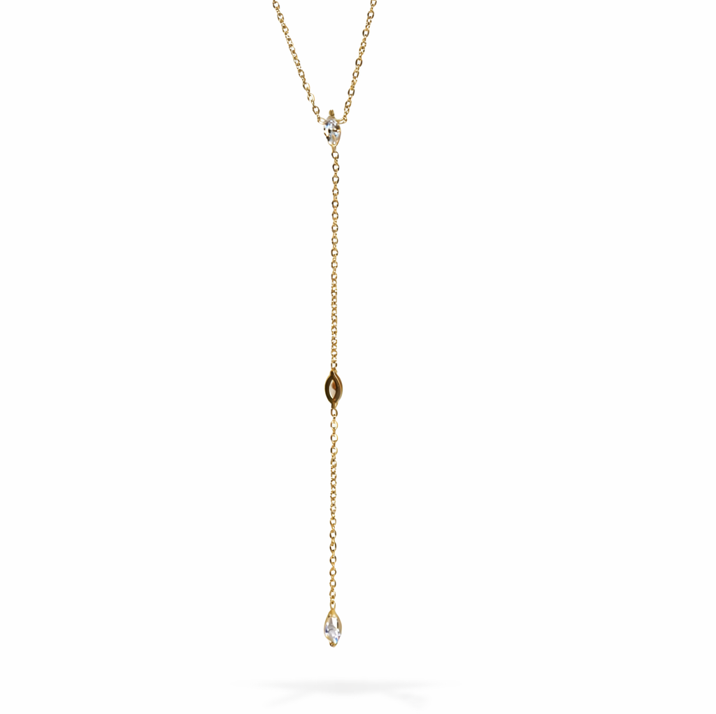Marquise Lariat Necklace