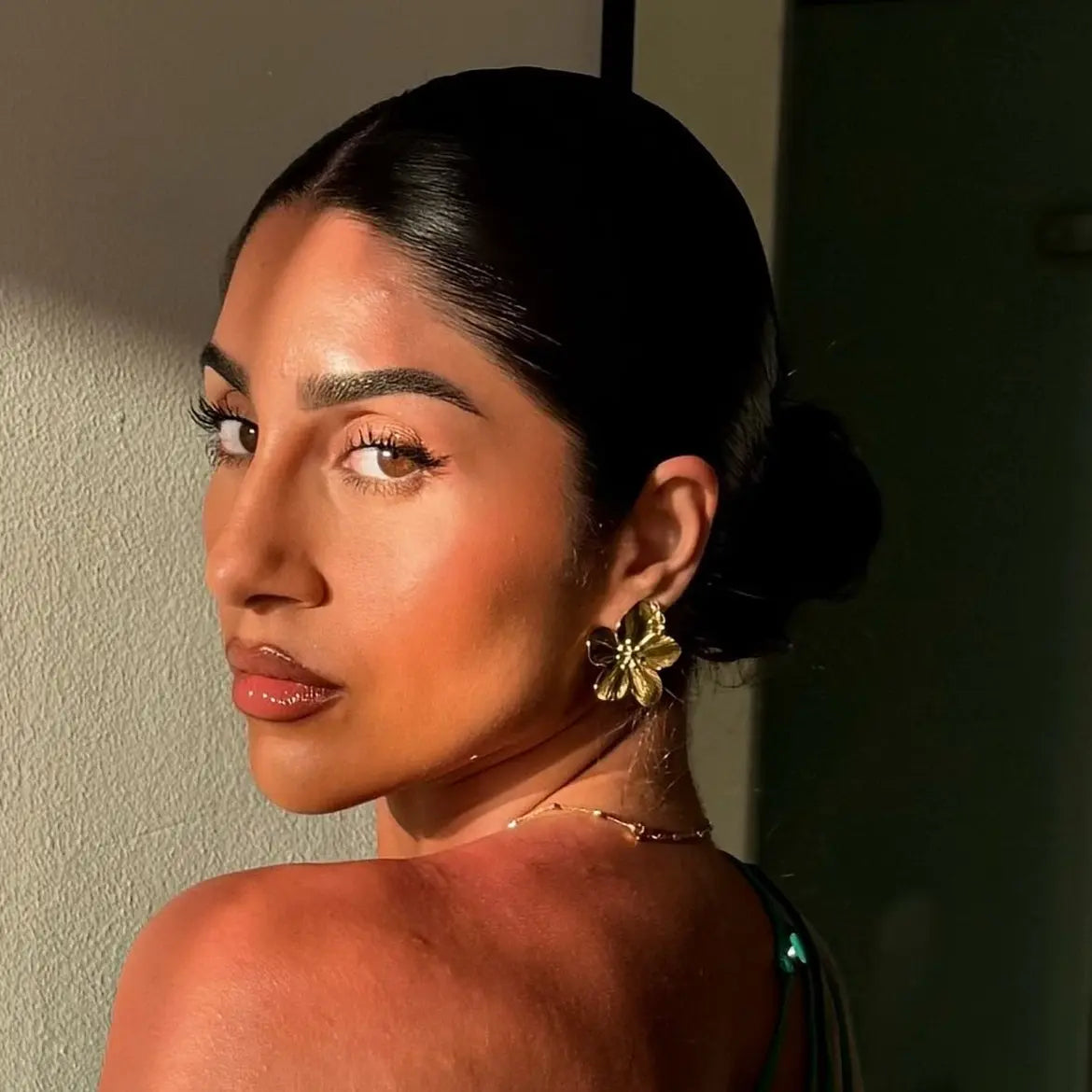 Golden Blossom Studs Dela Asa Art