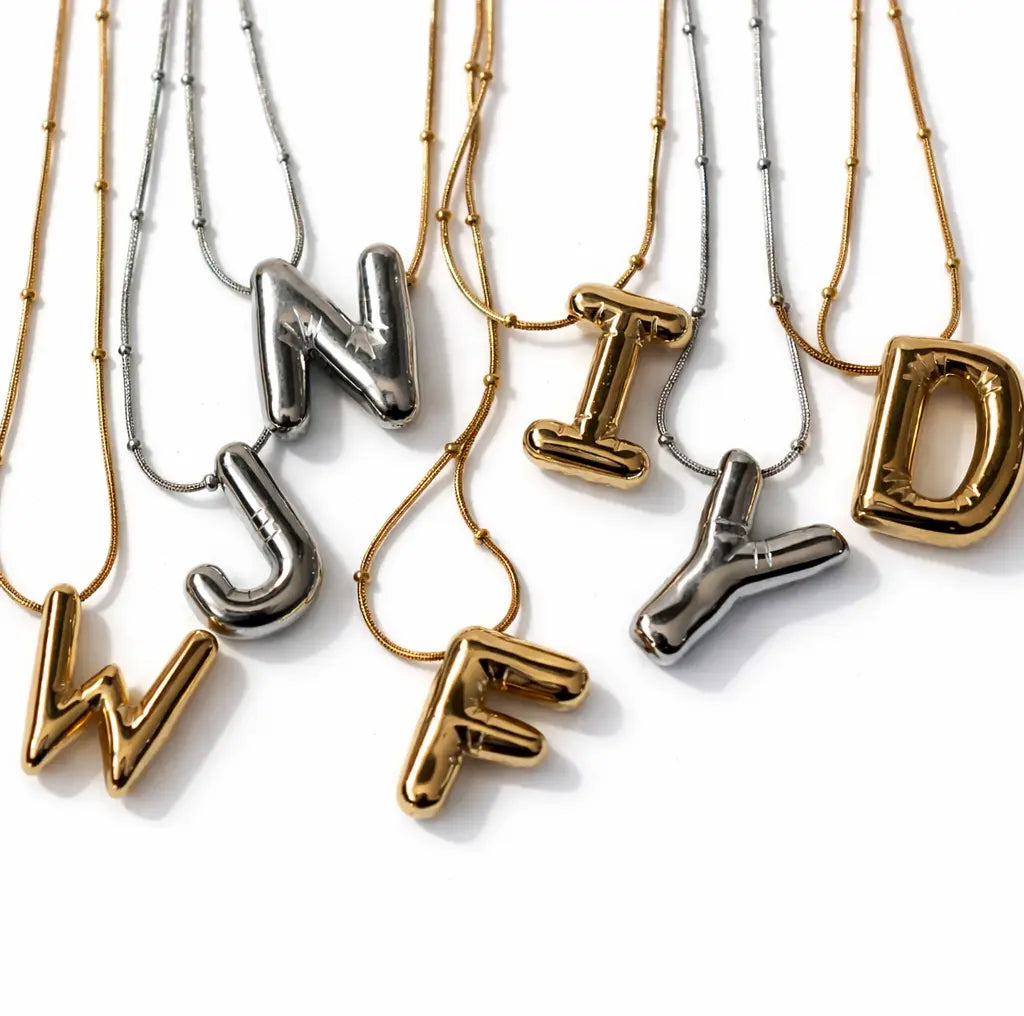 Initial Necklace Dela Asa Art