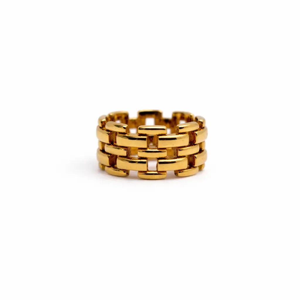 Gold ring Dela Asa Art