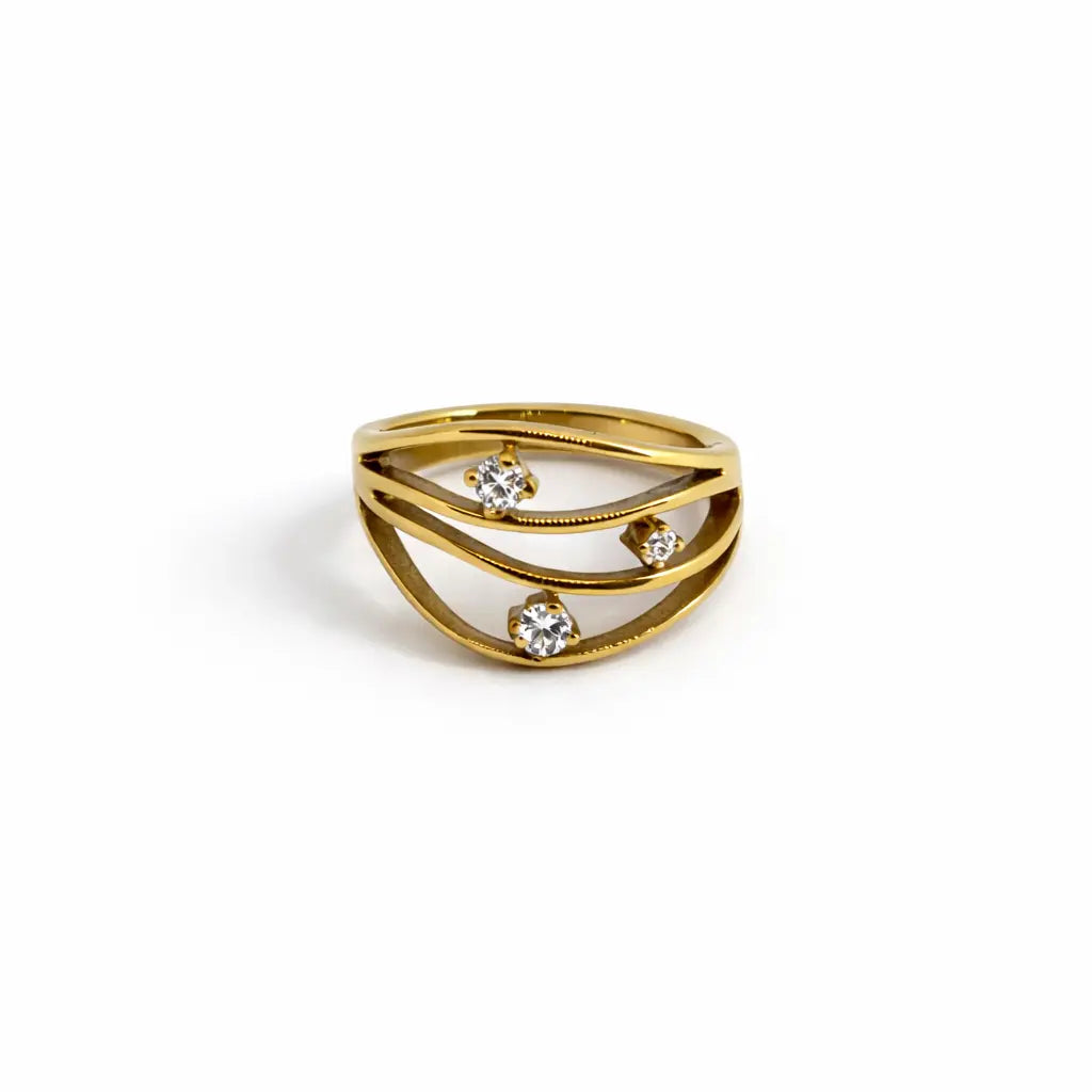 Lyra Crystal Ring Dela Asa Art