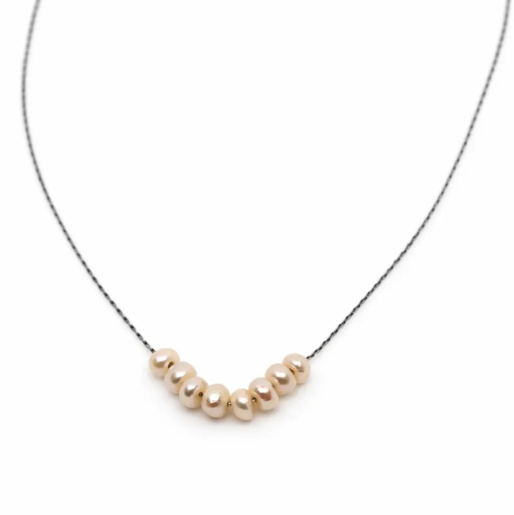 Luna Pearl Necklace Dela Asa Art
