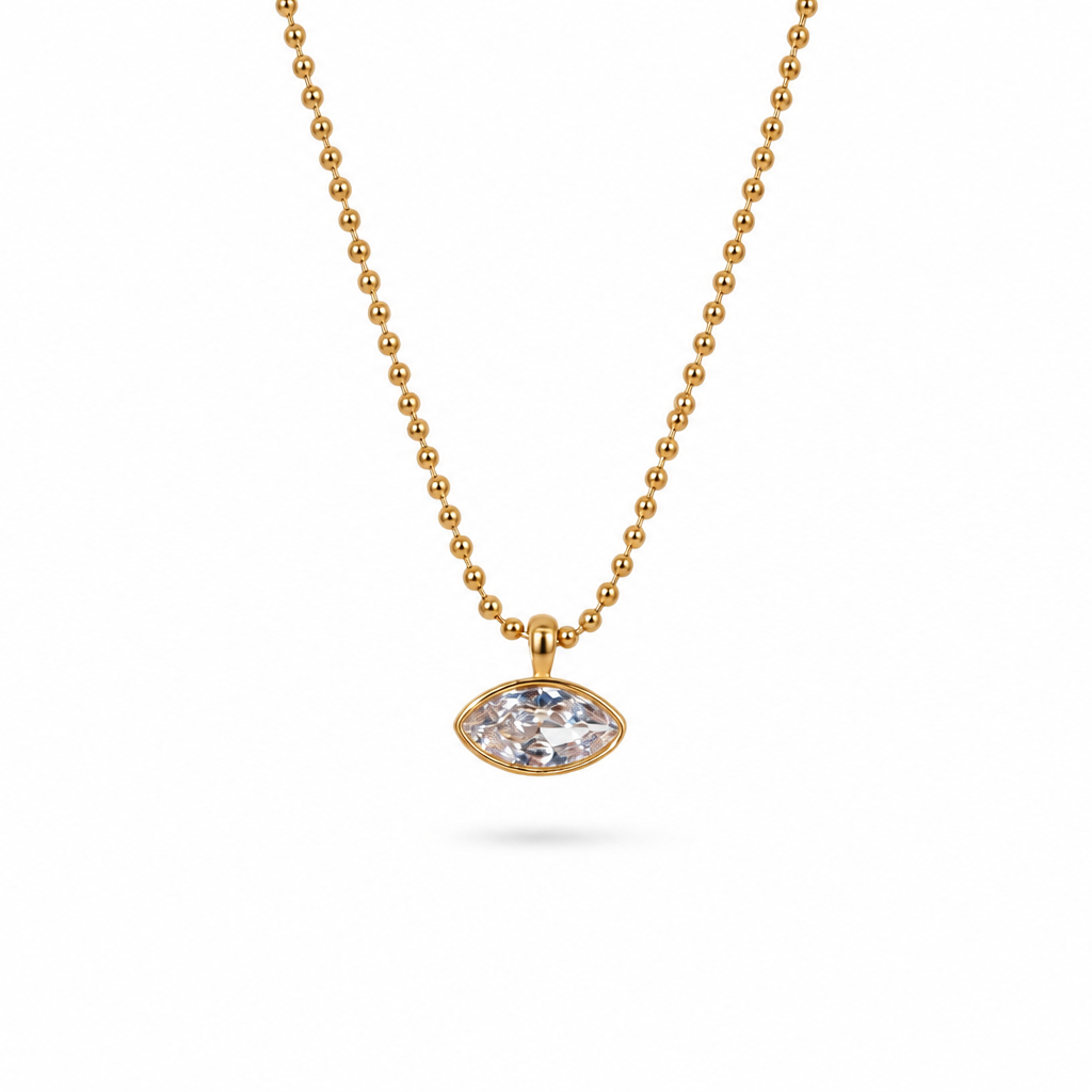 Marquise Pendant Necklace