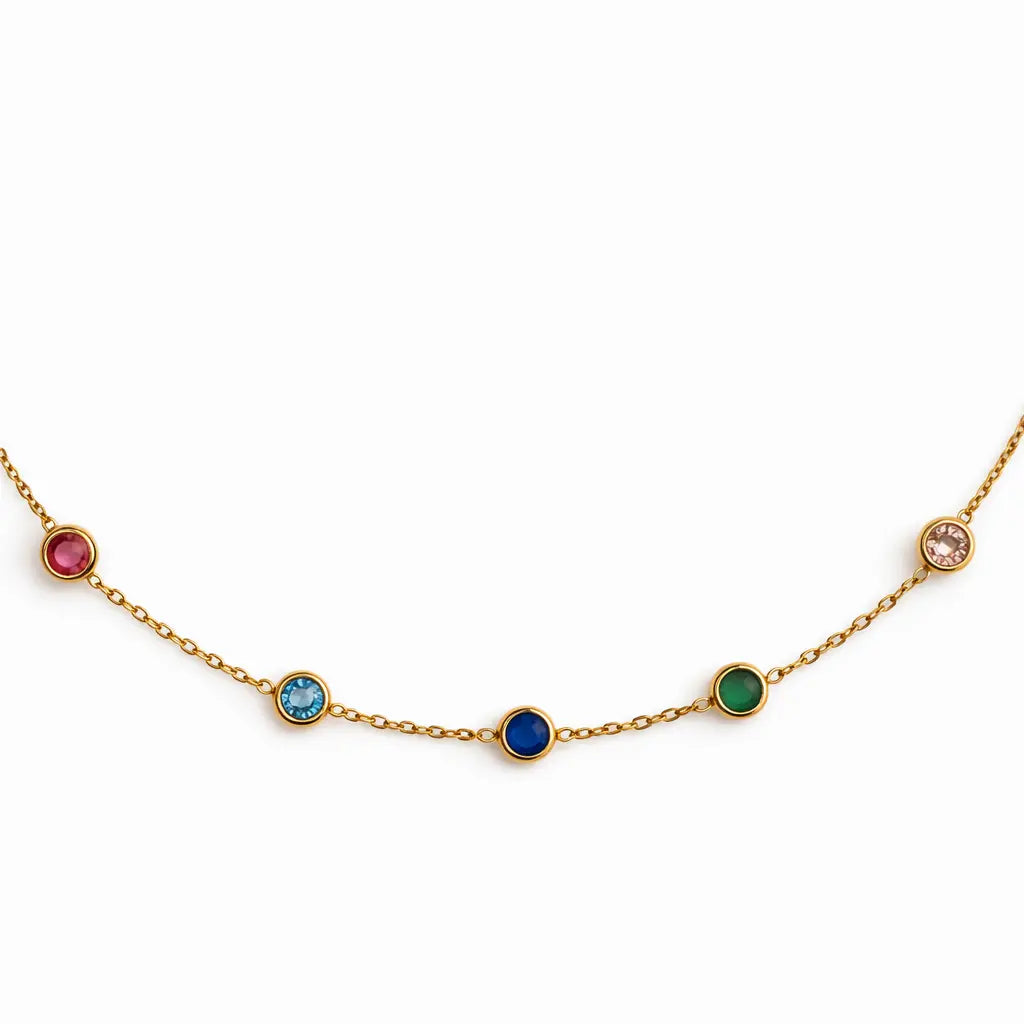 The Celeste Gem Necklace Dela Asa Art
