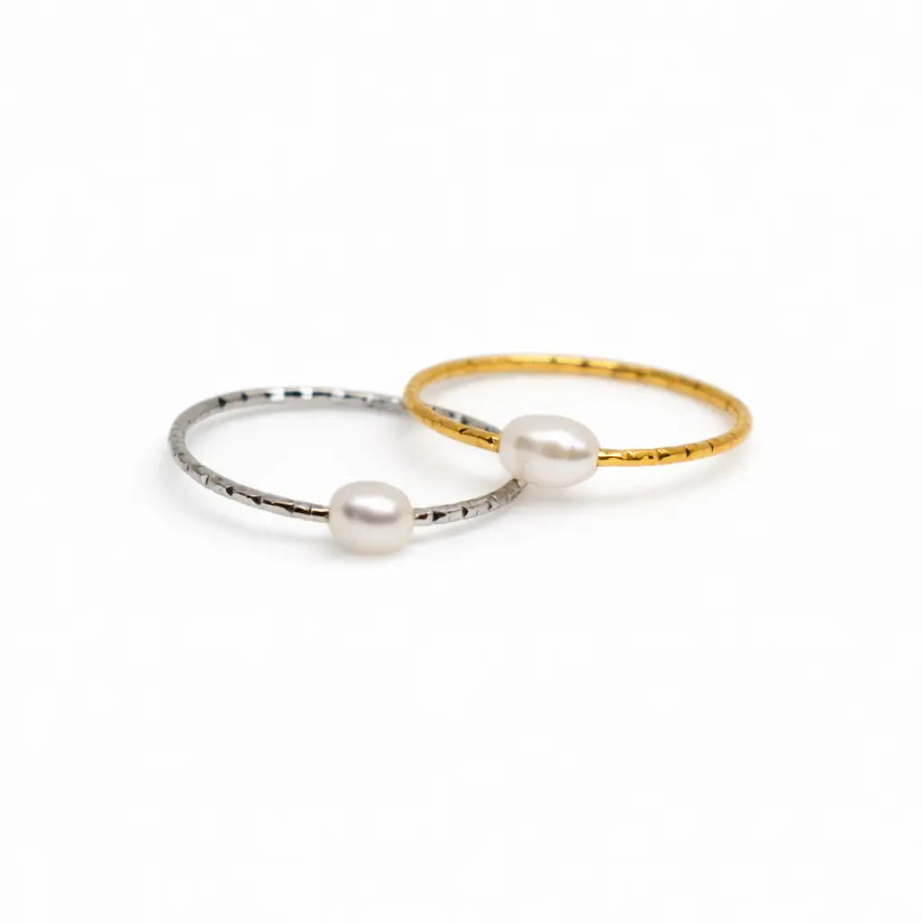 Luna Pearl Ring Dela Asa Art