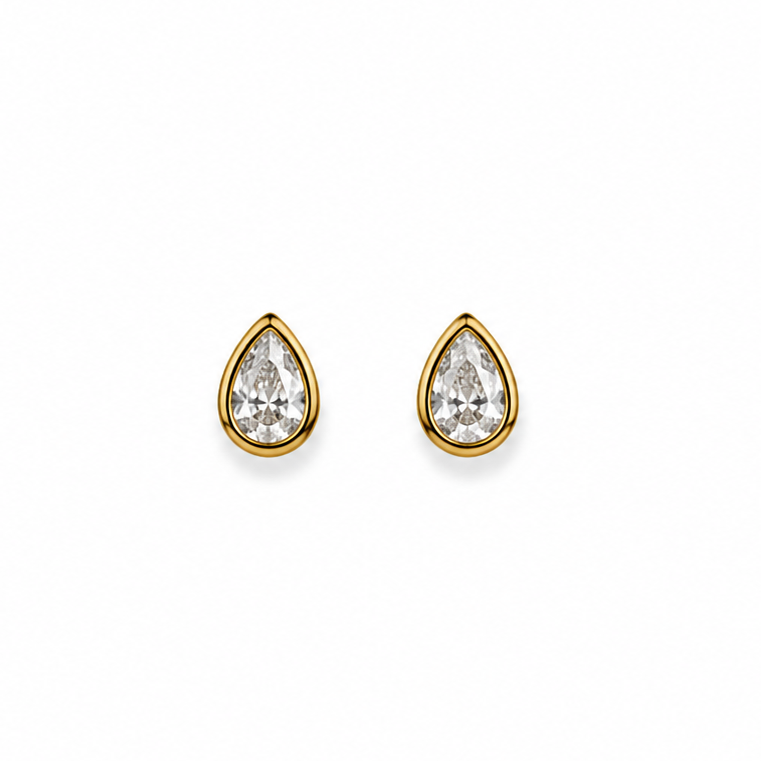 Solène Pear Studs