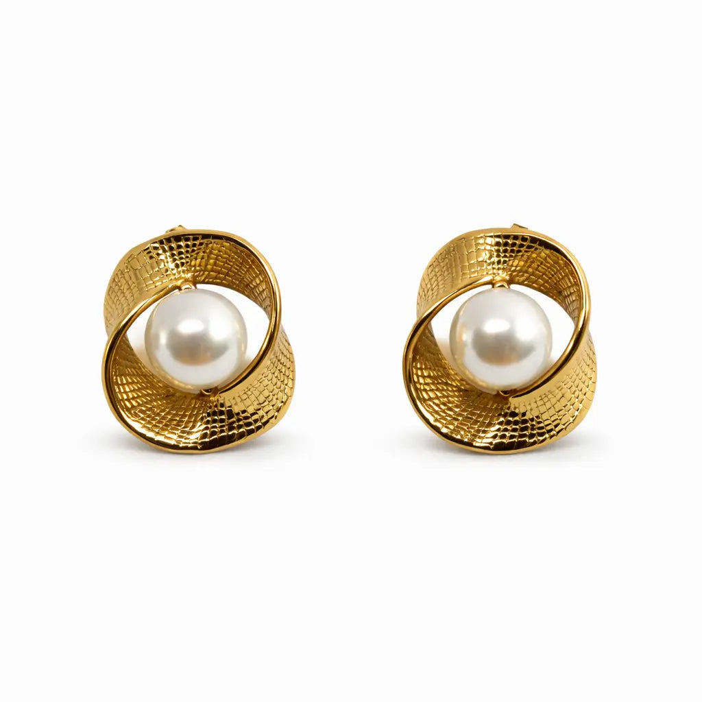 Valeria Pearl Earrings Dela Asa Art