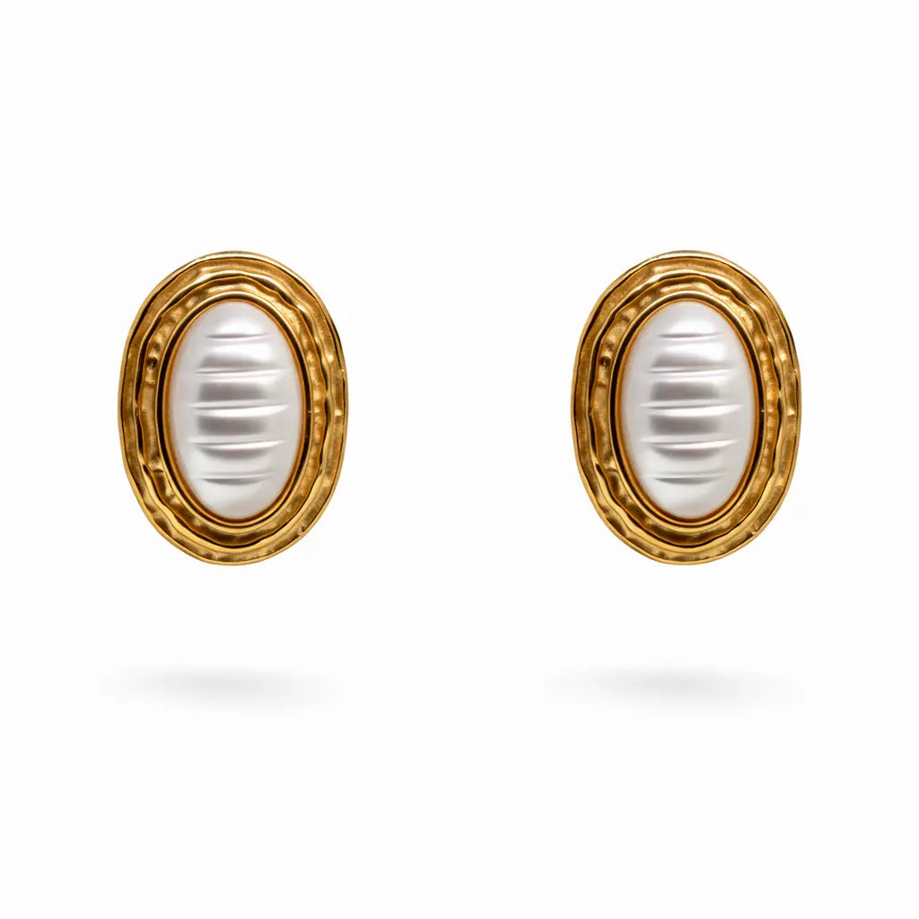 Calypso Pearl Studs Dela Asa Art
