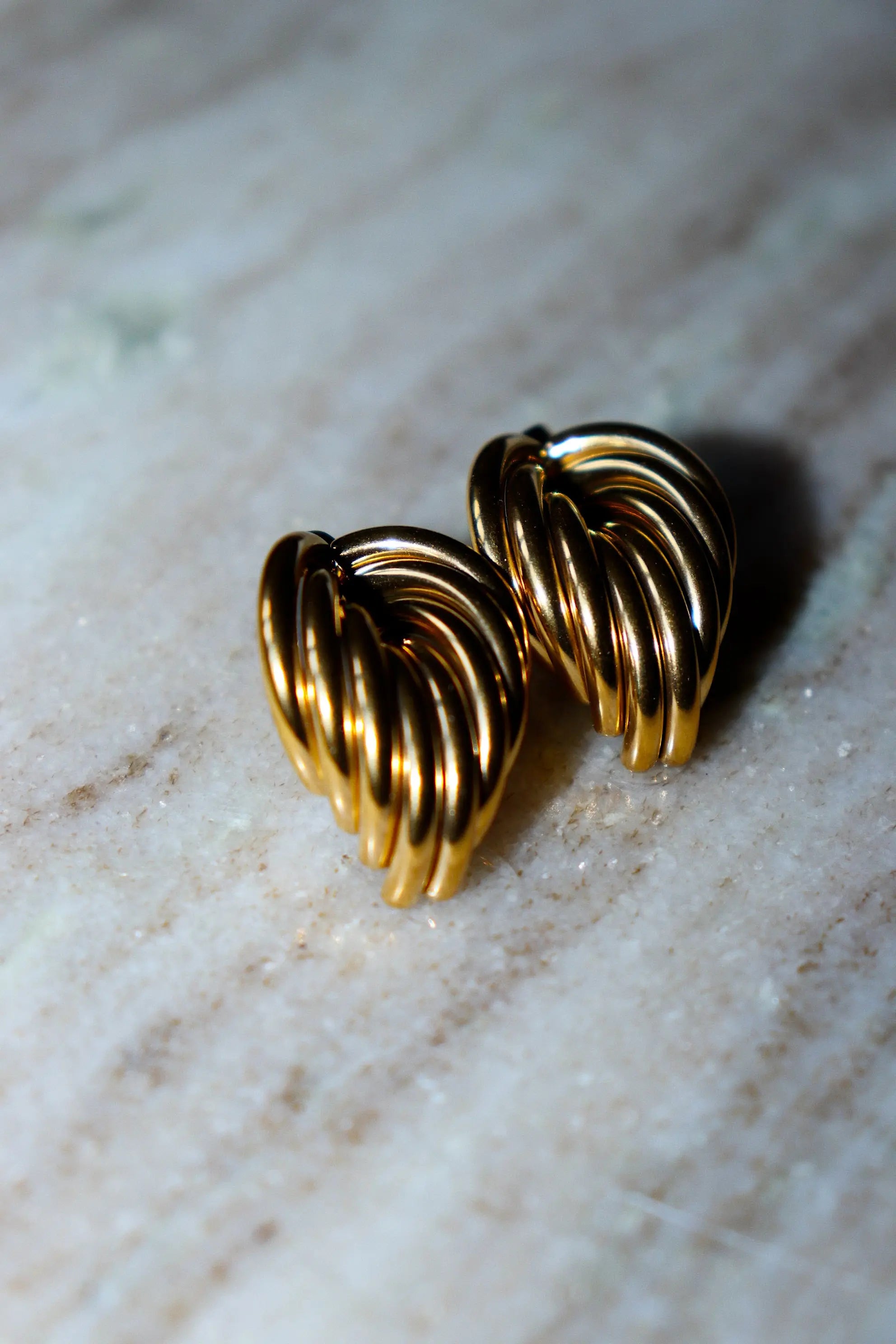 The Riviera Coil Earrings Dela Asa Art