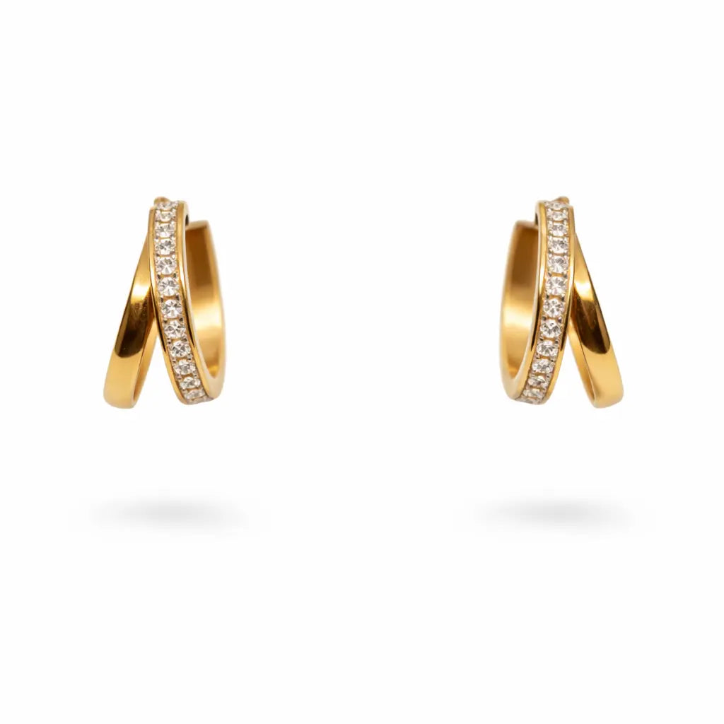 The Arina Double Hoops Dela Asa Art