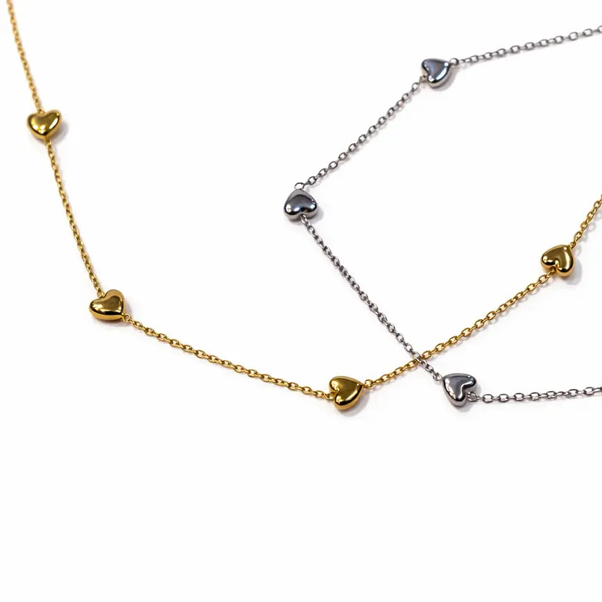 Hearts Necklace Dela Asa Art