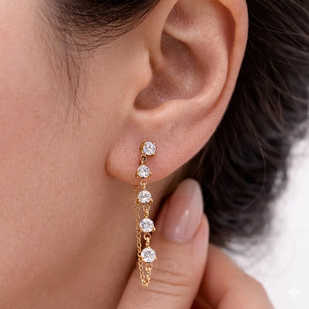 Astraea Drop Earrings Dela Asa Art